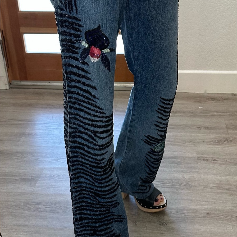Vintage Roberto Cavalli Embellished Jeans